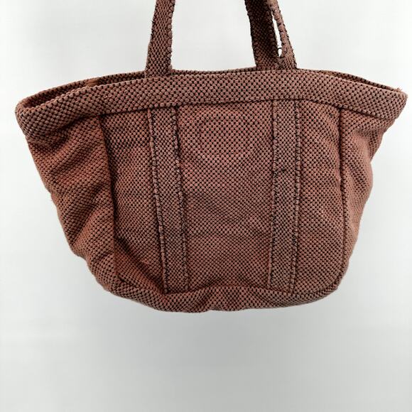 The Bag Tote Handbag Open Lightweight 100% Cotton Barbiecore Pink One Size - Picture 2 of 8